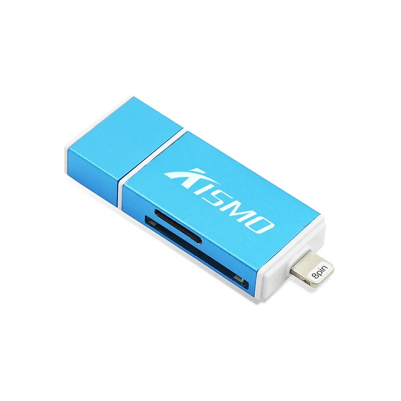 Kismo микро SD карты памяти OTG USB, для карты памяти SD Card Reader Адаптер для iPhone X 8 7 6 Plus 5S iPad Air A3 A5 A7 2016 S6 S7 край Android