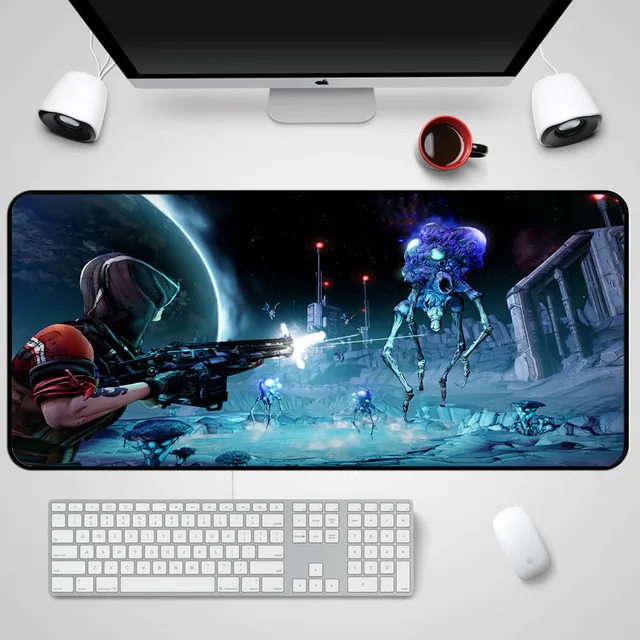 Special Offers Congsipad Borderlands 2 Pandora Plant Pattern Mousepad  Gaming Game Mouse Pad for Computer Peripherals Table Mat 40x90 Big Size