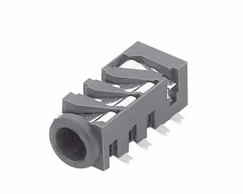 

1000pcs/Tape & Reel Phone Jack 3.5mm 7 pin audio socket for 4 poles earphone plug SMD type reflow solder Board Guide