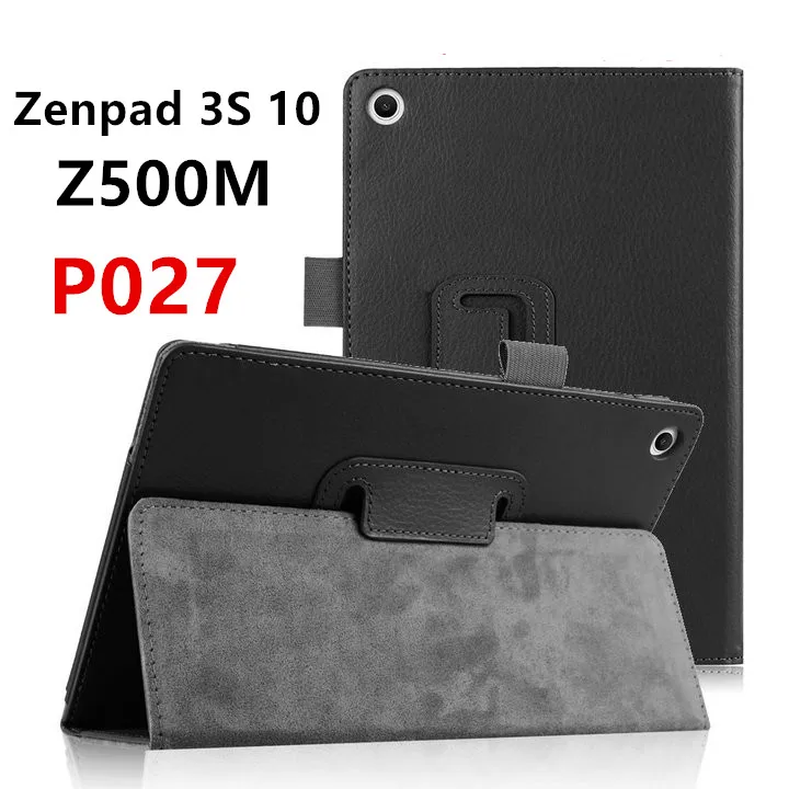 

Zenpad 3 S 10 Litchi Grain PU Leather Case Flip Cover for Asus ZenPad 3S 10 9.7'' Z500M Z500 P027 tablet case Protective shell