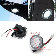 2 шт./компл. светодиодный под боковое зеркало туалетное зеркало со светодиодной подсветкой авто-Стайлинг лампа нижней подсветки двери автомобиля Зеркало заднего вида лампы для Ford Edge Mondeo Explorer F150