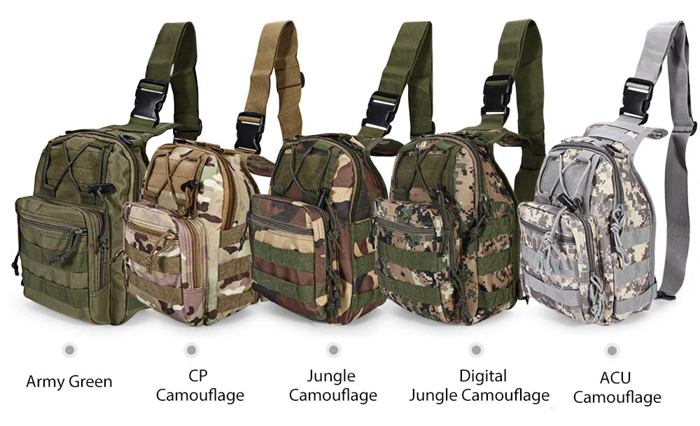 Открытый наплечный военный рюкзак 600D Оксфорд ткань слинг плечо спортивная сумка для наружного кемпинга путешествия Туризм треккинг