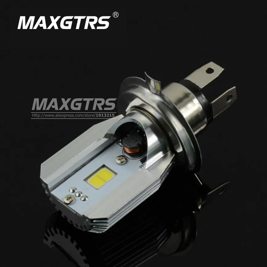 

2019 COB LED Motorcycle DC6-80V Motorbike Headlight H4 BA20D Motor Bike Fog Lamp Bulb Light Moped Scooter ATV Hi Lo Beam Bixenon