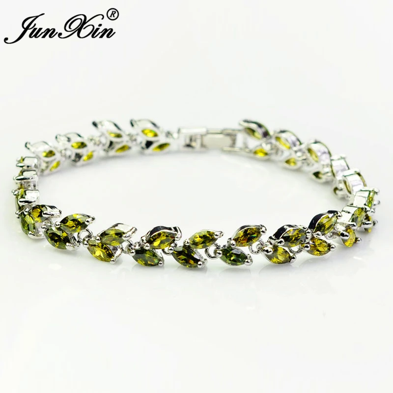 Us 11 67 20 Off Women Aaa Zircon Peridot Charm Bracelets 10kt White Gold Filled Bracelet Fashion Jewelry Accesorios Gift Luxury Br0060 In Chain Us 11 67 20 Off Women Aaa Zircon Peridot Charm Bracelets 10kt White Gold Filled Bracelet Fashion Jewelry Accesorios Gift Luxury Br0060 In Chain