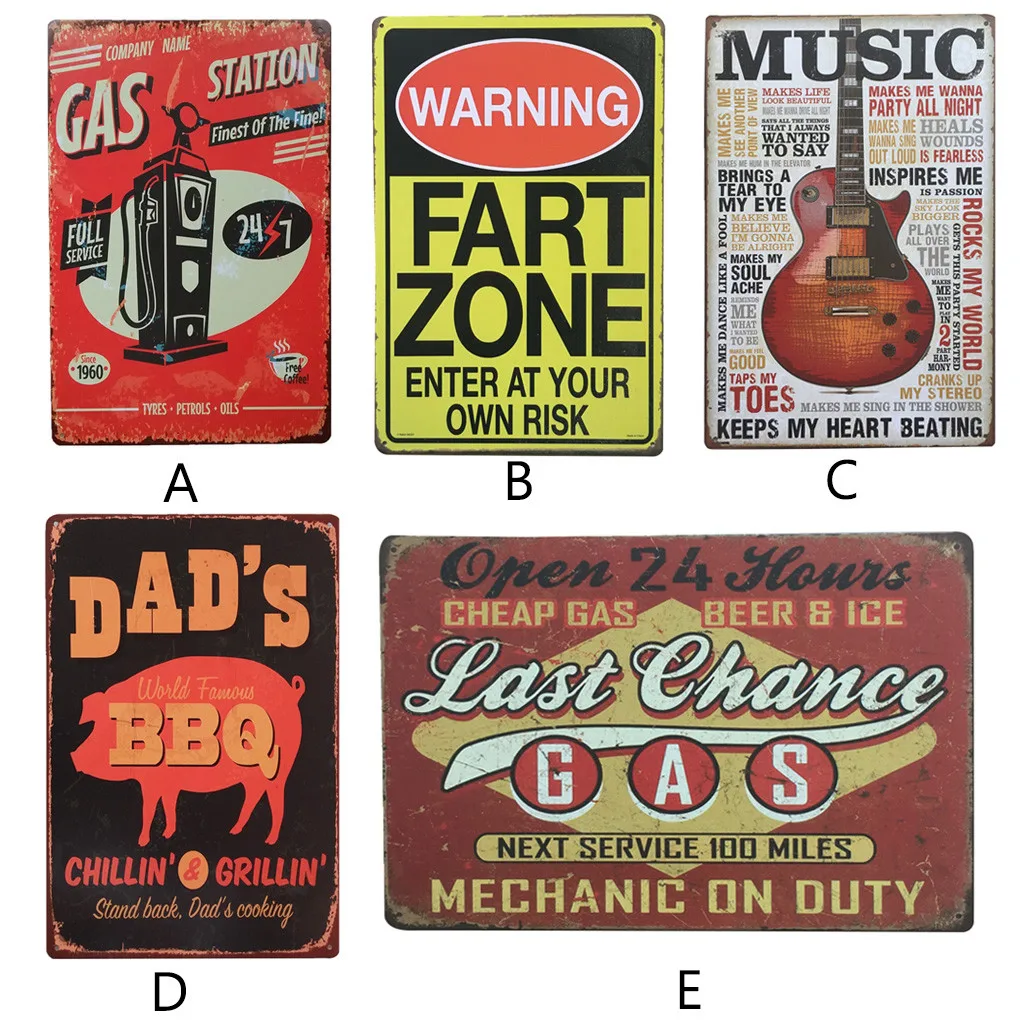 

Europe And America Retro Iron Crafts Personalized Decorative Paintings Signs Iron Painting Wall Hangings Painting Metal Posters