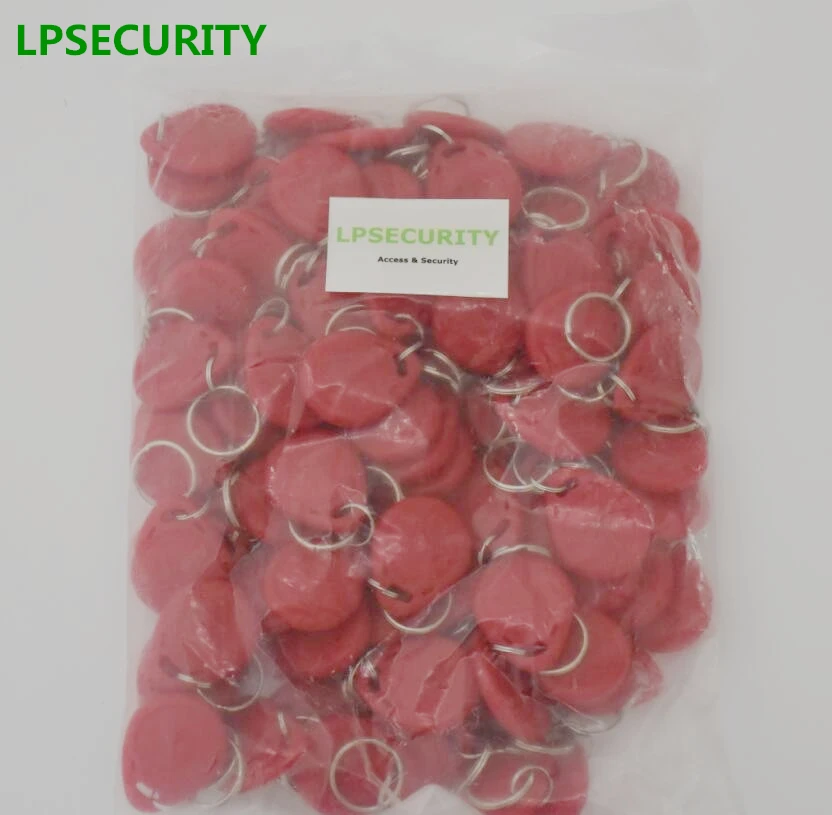 LPSECURITY 100 шт./лот ABS 125 кГц EM4100 чип RFID ID Token/брелок/тег/RFID карта для система контроля допуска к двери