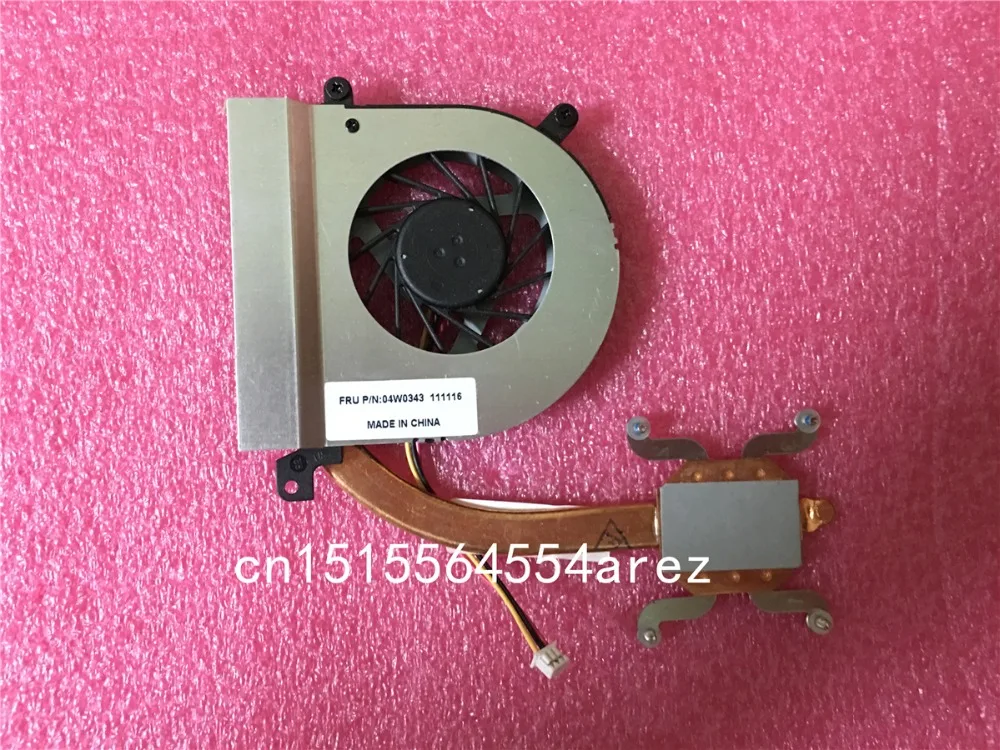 Original laptop CPU Cooling Fan Heatsink Assembly Radiator Cooler for Lenovo Thinkpad E30 04w0343