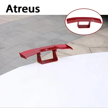 

Atreus Car Mini GT Spoiler Wing Carbon Fiber Tail Stickers For Nissan qashqai Citroen c4 c5 c3 Chevrolet cruze aveo Peugeot 307