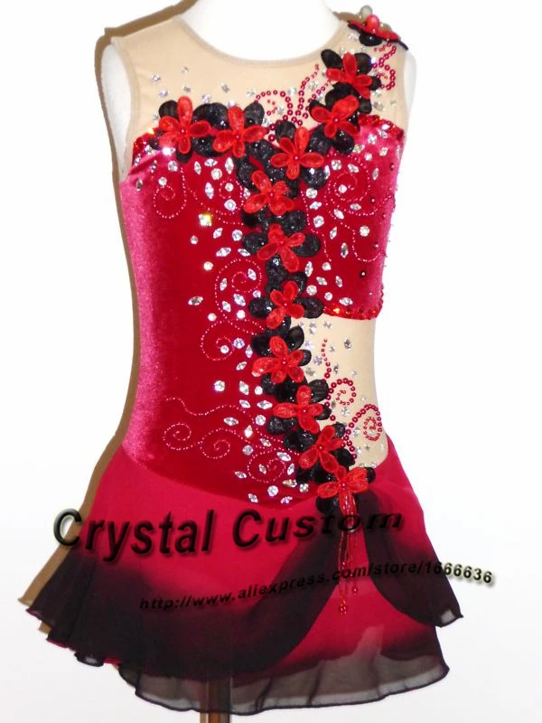 Girls Figure Skating Dress New Brand Vogue Figure Skating Competition Dress Kids DR3240kids