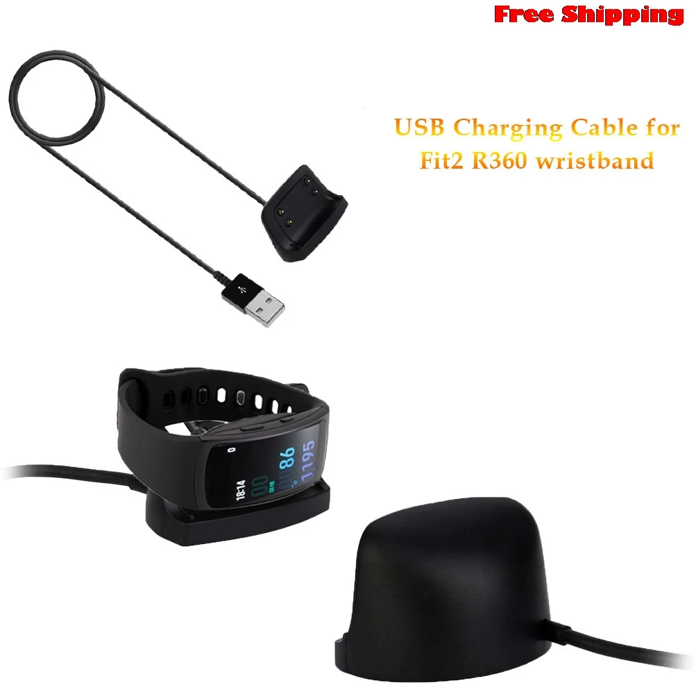 LANDFOX USB Charging Charger Cable Bracelet Wristband For Fit2 R360 short circuit protection