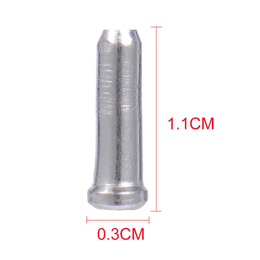 20pcs/set Bicycle brake wire aluminum alloy tail cap 6 colors bicycle brake cable end protection cover Brake line cable end cap Bicycle Brake Cable Tips Bicycle Cable Protector