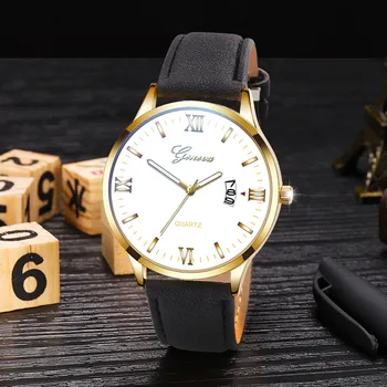 

Watch Mens Relogio Montre Homme Luxury Watches Men Sport Leather Casual Quartz Wrist Watch Men Watch Male Clock reloj hombre A5
