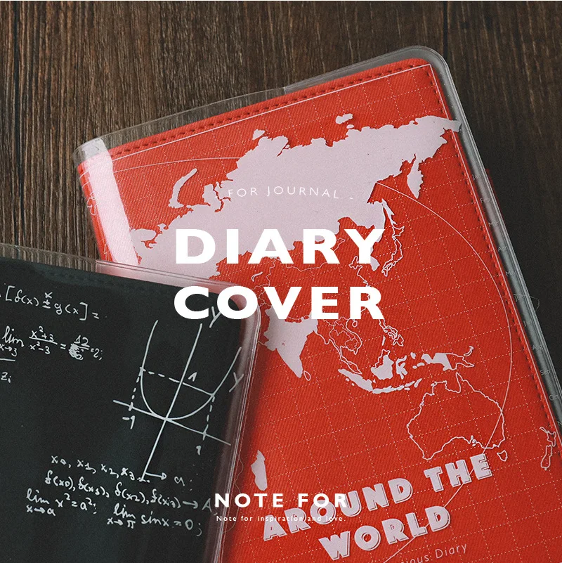 

PVC Cover For Hobonichi Journal Cover Standard A5 A6 1 Sheet Free Shipping 2018 Stationery Gift