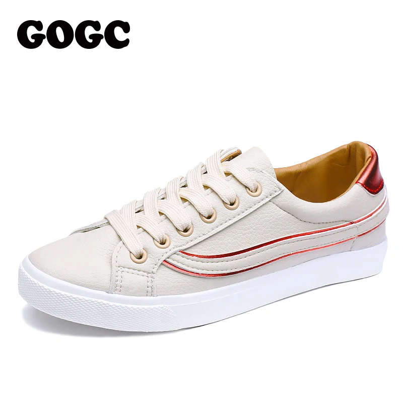 Comprar GOGC de verano transpirables zapatos de mujer Zapatillas de deporte 2019 de la marca de lujo de las mujeres zapatillas de deporte blanco Casual zapatos de mujer zapatos cómodos Slipony las mujeres