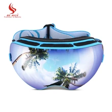 BENICE лыжные очки для мужчин женщин Двойные линзы UV400 анти-противотуманные лыжные очки Горные лыжи Сноуборд очки лыжные зеркальные очки