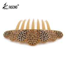 Модные украшения для волос женские аксессуары для девочек гребень для волос со стразами ацетатные украшения для волос Joyeria Bijoux de Tete(EY880001