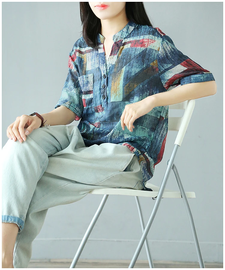 Max LuLu Лето Корейский Роскошный стиль женские хлопковые топы и блузки женские большие шифоновые рубашки повседневные камуфляжные Блузы