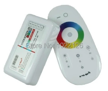 

Free Shipping 2.4G RF RGBW LED controller programmable with touch panel for LED strip light