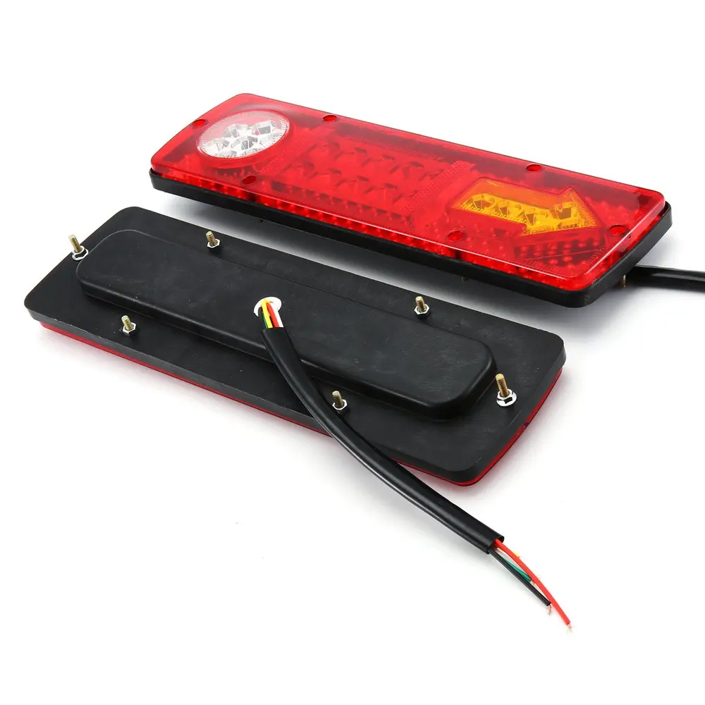 

2pc 12V 23LED Car Trailer Truck Tail Light Rear Brake Reverse Turn Signal Lamp Super Light High Performance