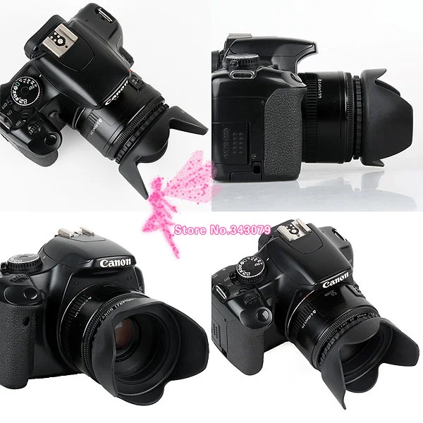 49 мм бленда винтами Лепесток Цветочная короны Форма Новый|49mm lens hood|lens hoodlens hood 49mm |