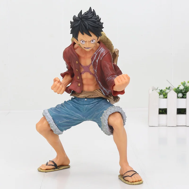 Ceny 15 25cm Anime One Piece Monkey D Luffy Ace król artysty Roronoa Zoro Sanji brinquedos działania model figurki zabawki świąteczne prezenty