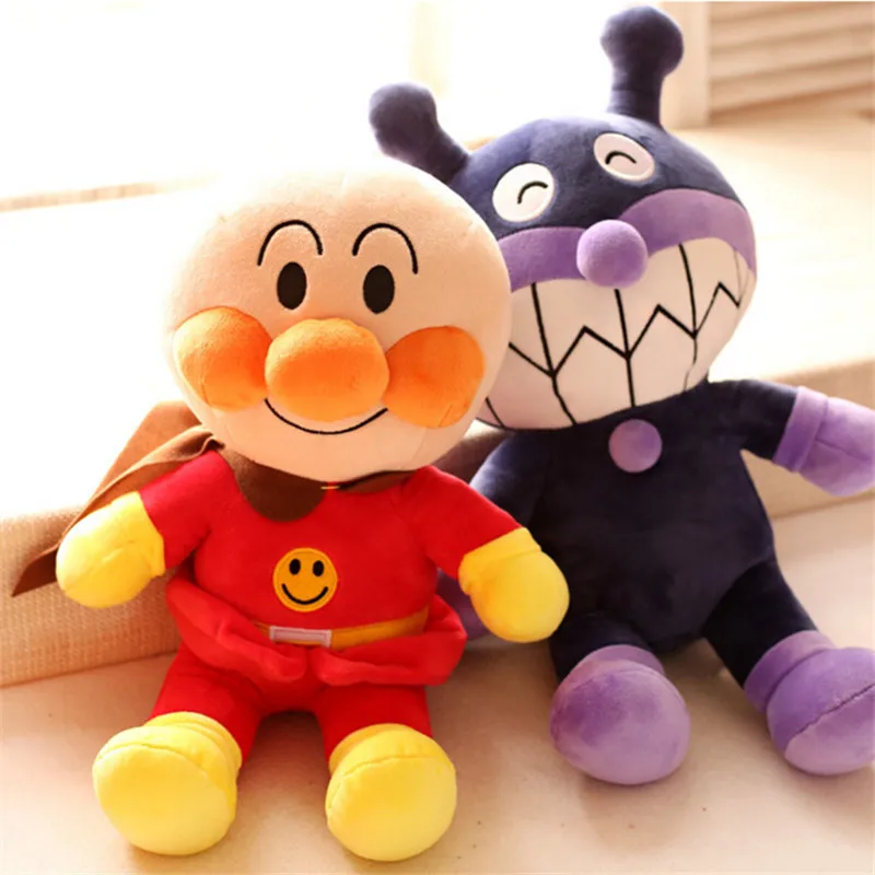 18cm36cm Japan anime plush doll bread superman plush toys children doll anpanman bacteria doll ragdoll birthday gift 6