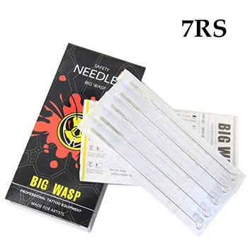 

Disposable Sterilized BIGWASP Premium Quality Tattoo Needles 7 Round Shader (7RS) --50pcs/box Wholesale