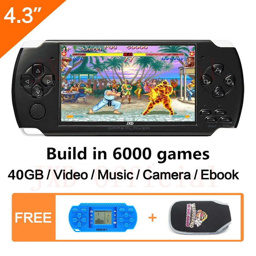 Envío Gratis 43 pulgadas consola de juegos portátil 40GB consola de videojuegos portátil integrada