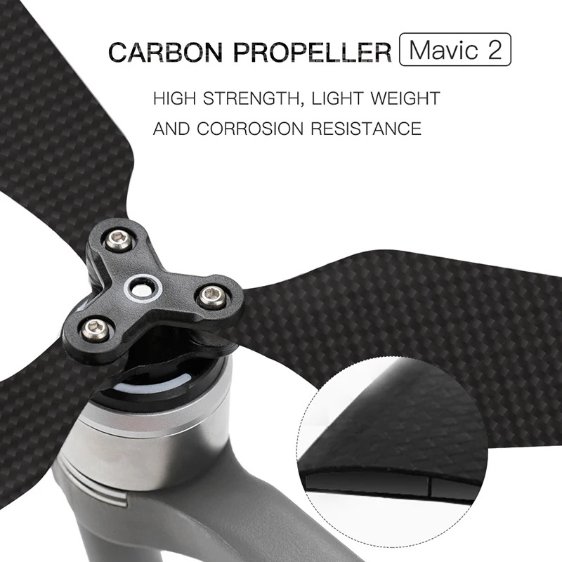 mavic 2 carbon fiber Low Noise propellers Enhance blade 8743 propeller for dji mavic 2 pro  zoom drone Accessories 1 (18)