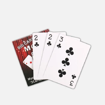 

free shipping master of changing card three cards card monti magic tricks magic cards