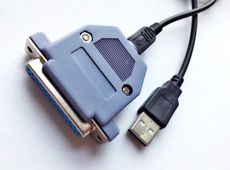 Бесплатная доставка USB к параллельному адаптер LPT для видов параллельных