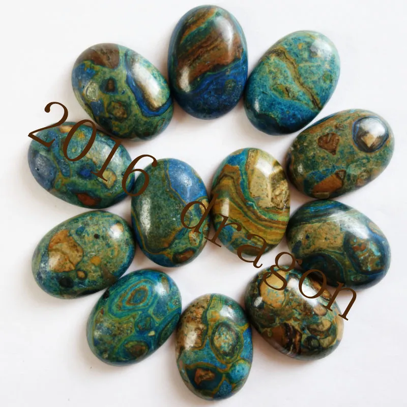 

(12 pieces/lot) Wholesale Natural New Ghost Eye Jaspers Oval CAB CABOCHON 25x18x7mm Free Shipping Fashion Jewelry RD005