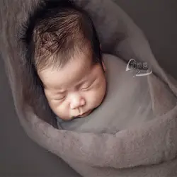 Мягкое одеяло для пеленания новорожденных ручной работы из шерсти обертывание слой Мягкая корзина заглушка детский кокон фон для