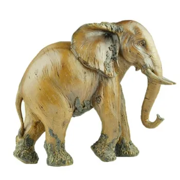 

Large size Elephant Decoration Resin Crafts Imitation Wood Carving Home Decorations Souvenirs(A921)