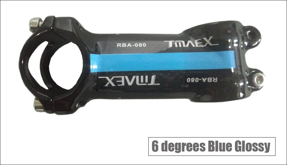 TMAEX велосипед Алюминиевый стебель сплава стойка велосипеда стволовых MTB дорожный велосипед 31,8 мм угол 6/17 Bicicleta Tallo Bicicleta potencia - Цвет: Blue 6degrees 110mm