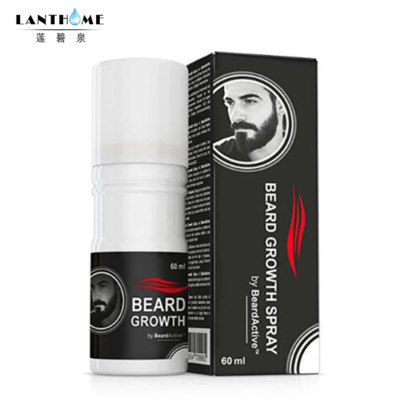 Crescimento do Cabelo Acelerar o Crescimento da Barba Homem Facial Óleo Grosso Barba Crescimento Spray Crescer Estimulador Natural 60ml 4 Cheap Prod. perda cab. masc.