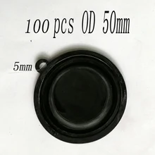 Diaphragme de pression pour chauffe-eau à gaz, diamètre extérieur 50mm, 100 pièces, accessoires, Valve de liaison, Film tympanique