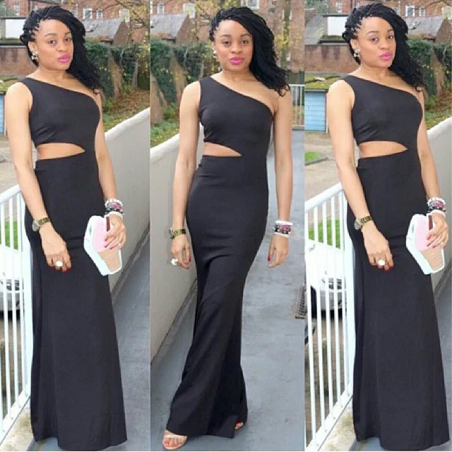 simple dinner gown styles