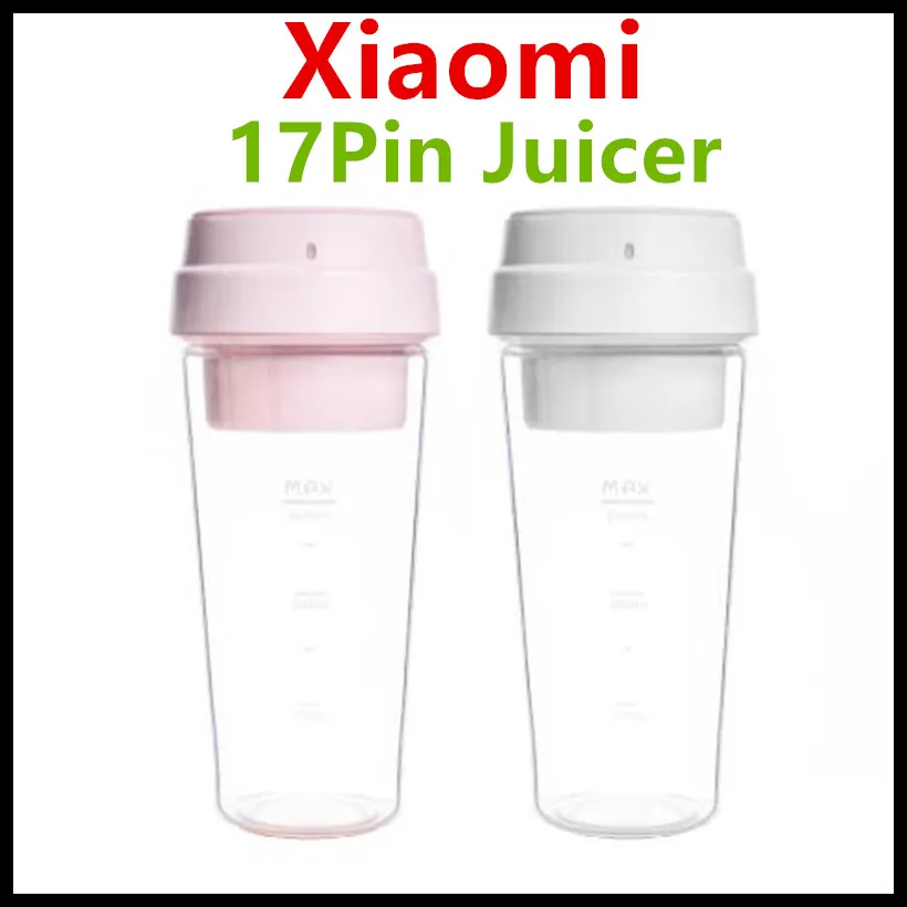 

Xiaomi 17PIN Brand Star Firut Cup Portable Small Juicer Juice Extracter 400ML Fruit Cup Magnetic Charging Hiden Blades Smart