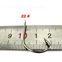 Хорошее качество 80 шт. 22# крючки из высокоуглеродистой стали черные рыболовные крючки острые рыбалка в пресных водоёмах крючки 10 коробок