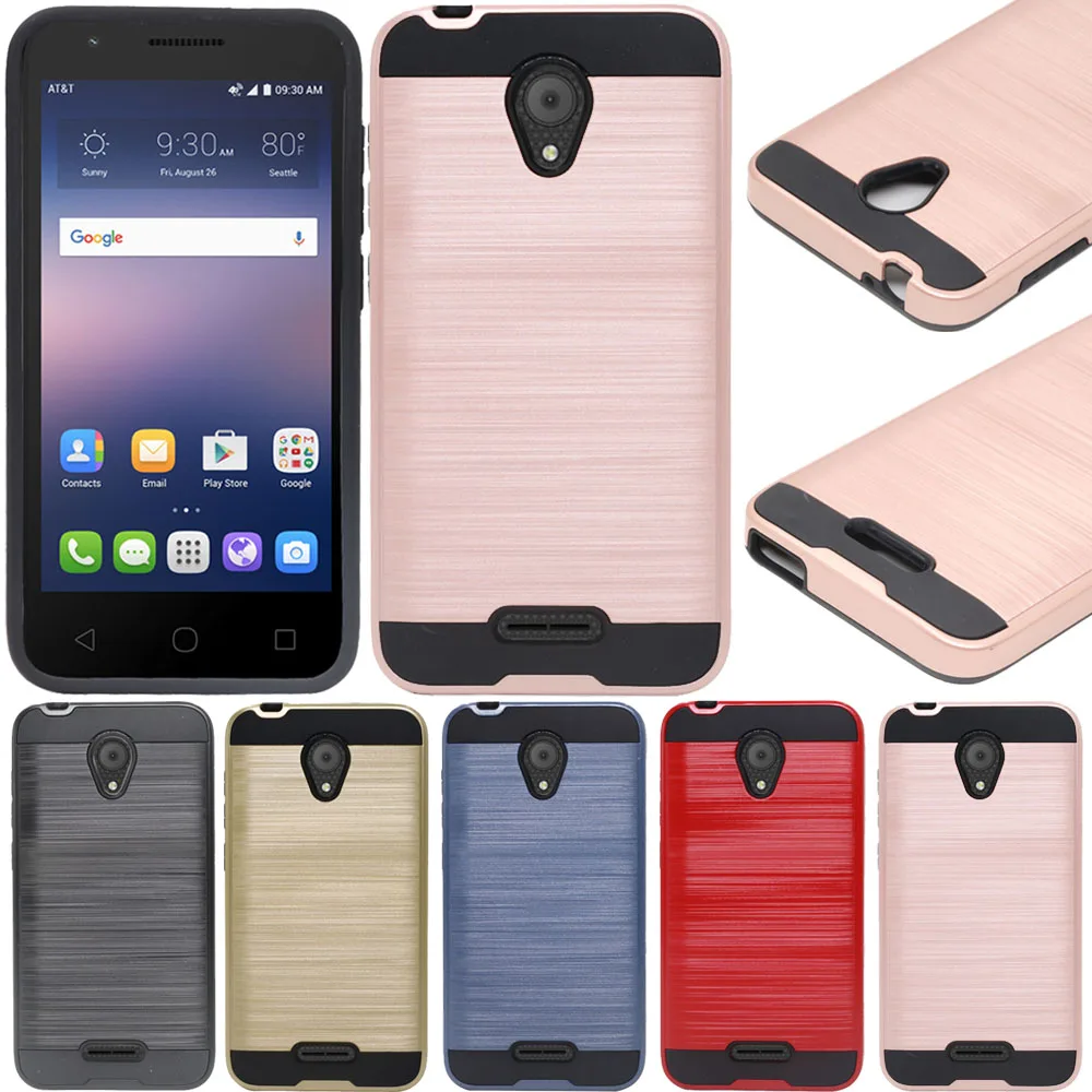 Гибридный защитный чехол из углеродного волокна для Alcatel idealXCITE 5044R/Verso/Cameo/Raven LTE