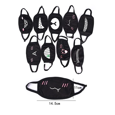 

1PC Soft Mouth Mask Black Cotton Anti Dust Nose Protection Face Mouth Mask Fashion Reusable Masks Face Care Tool For Men Women