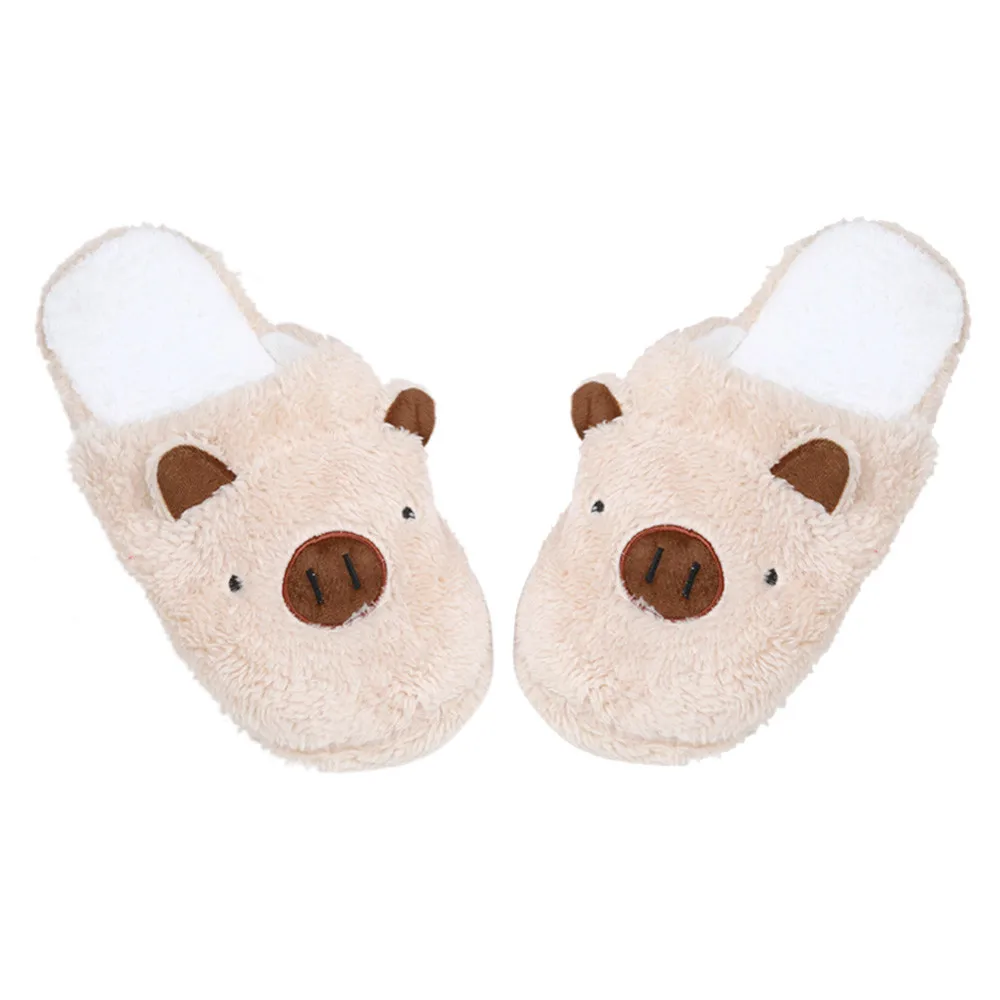 

SAGACE 2018 Hot New Fashion Light High Quality Women Girls Lovely Pig Home Floor Soft Stripe Slippers Female Shoes 36-40