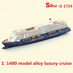 1: 1400 модель круизного корабля из сплава, модель SIKU-U1724, высококачественные украшения, развивающие игрушки, бесплатная доставка
