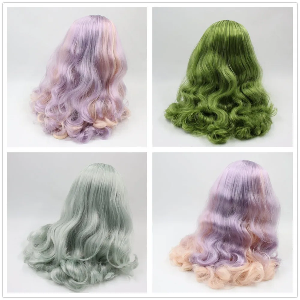 

for blyth doll icy wig only rbl scalp and dome wavy hair mix hair
