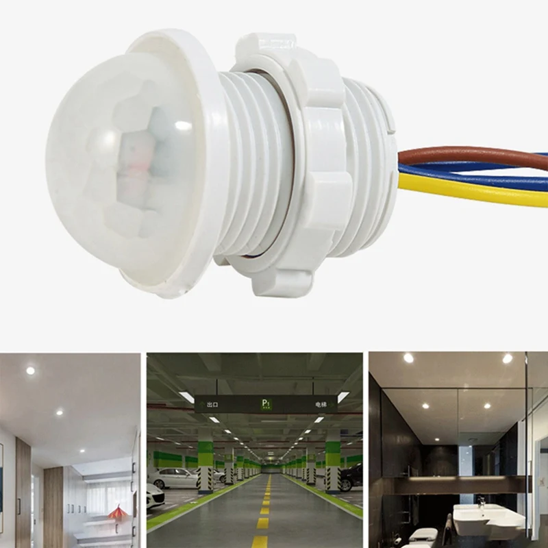 

PIR Switch 50/60HZ Infrared Motion Sensor Automatic Light Lamp Holder Switch Intelligent Light Motion Sensing Switch