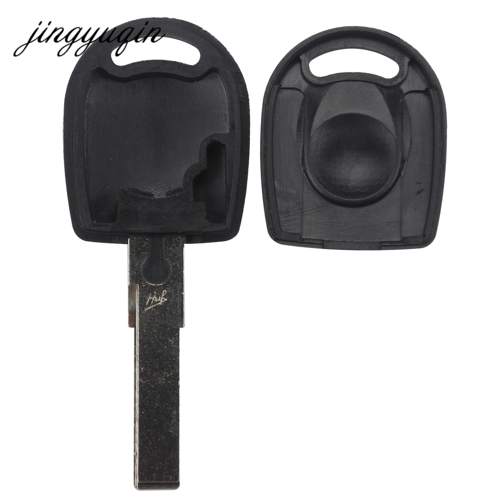 Jingyuqin 10 шт./лот для VW транспондер ключ оболочки чехол ключа автомобиля пустой для Passat B5 Voayage Golf Jetta