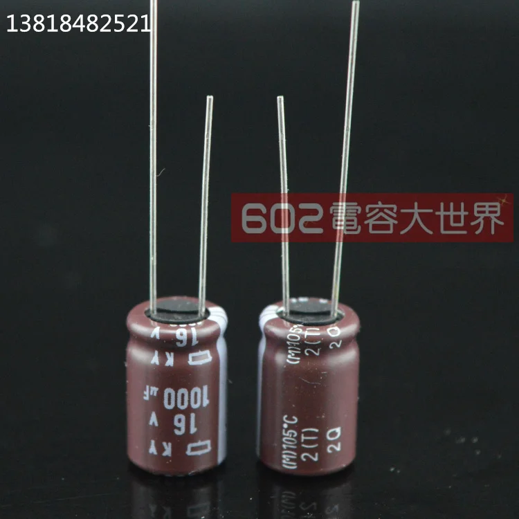 

2019 hot sale 20PCS/50PCS Original imported Japan NIPPON electrolytic capacitors 16v1000uf KY 105 degrees 10*16 Free shipping