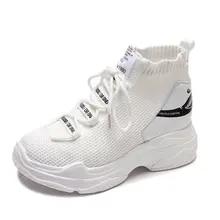 2018 New Women Sneakers Shoes Woman Flats Platform Loafers Ladies Air Mesh Casual Work Take A Walk Shoes Europe Designer Style