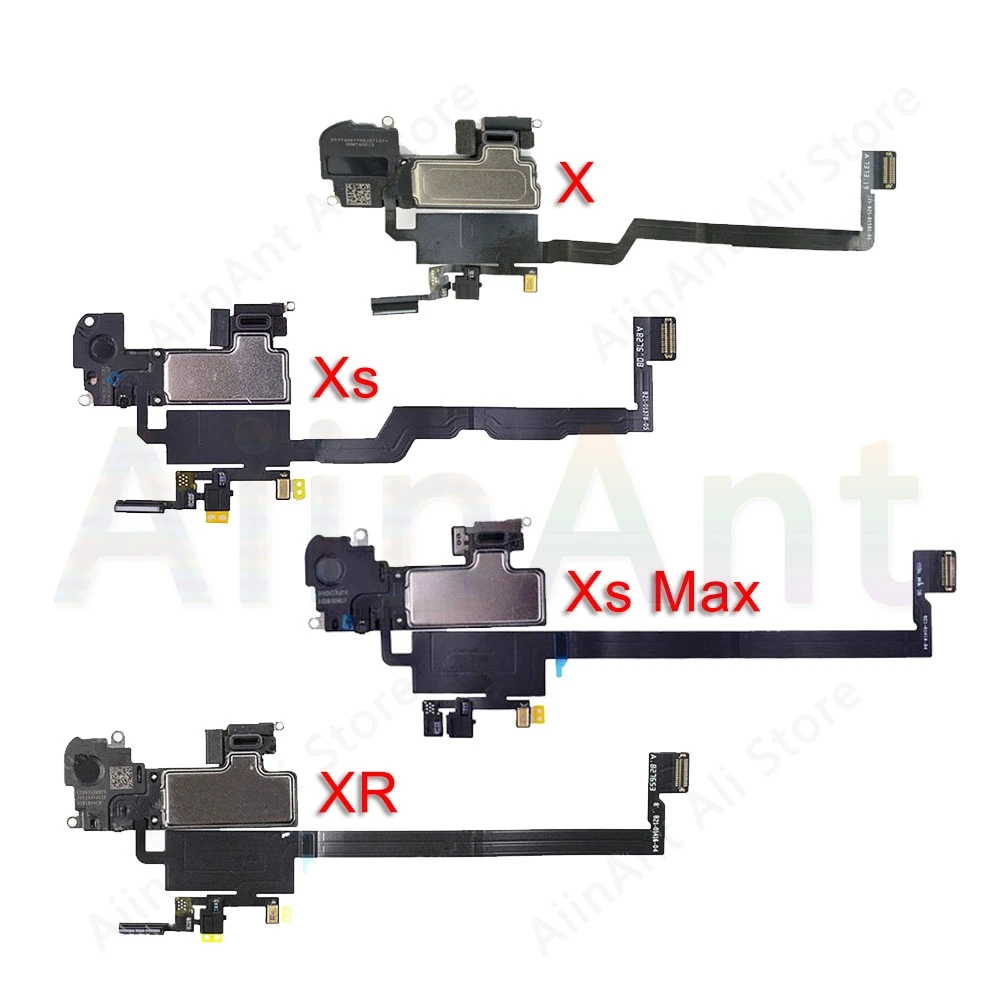 Наушник гибкий для iPhone X Xs Max XR светильник приближения сенсор Звук Наушники Динамик гибкий кабель в сборе